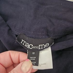 Mac and Me pull on cropped pants